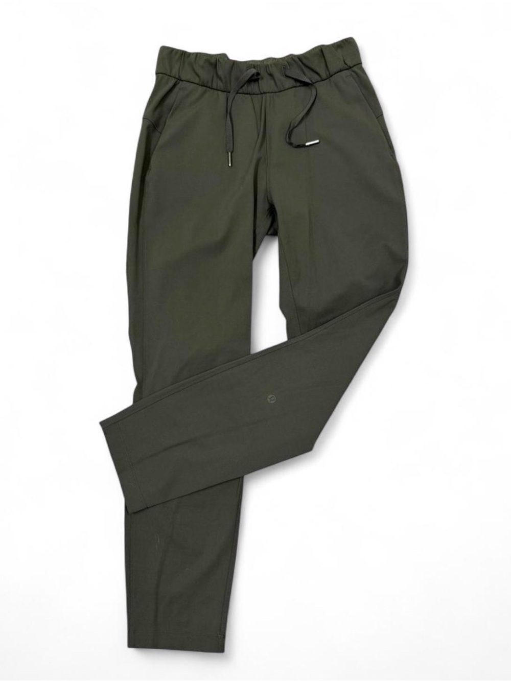 Lululemon Olive Green Joggers Size 2 Drawstring Athletic Pants